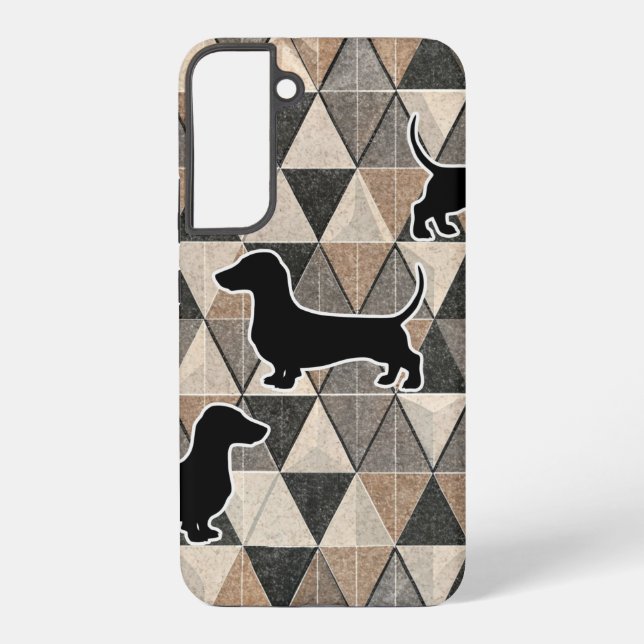 Dachshund Walking Samsung Galaxy Case (Back)
