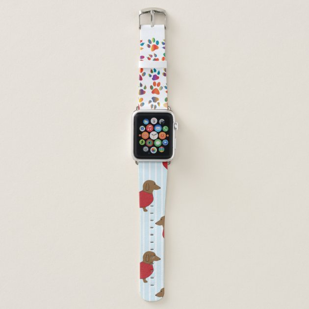 dachshund wallpaper apple watch band Zazzle