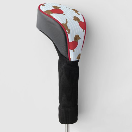dachshundwallpaper golf head cover Zazzle