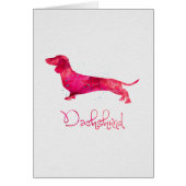 Dachshund - Watercolor Design (Front)