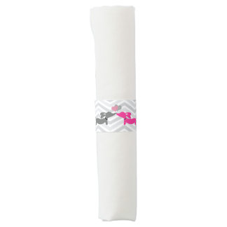 Dachshund Wedding Love Kissing Doxies Napkin Bands