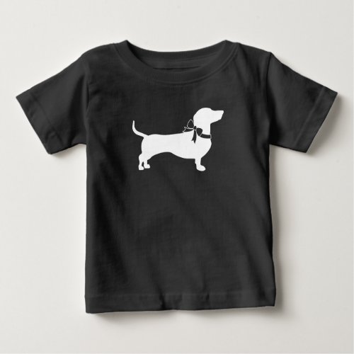 Dachshund Weiner Dog Baby Shower Gender Neutral Baby T_Shirt