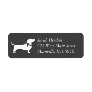 Dachshund Weiner Dog Baby Shower Gender Neutral Label