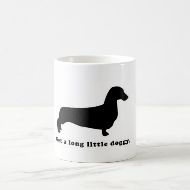 Dachshund Weiner Dog Coffee Mug (Center)