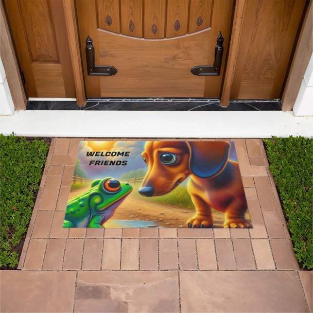 DACHSHUND WELCOME DOORMAT (Outdoor)