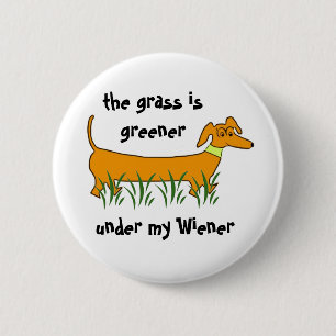 Dachshund Wiener Button