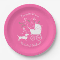 dachshund paper plates