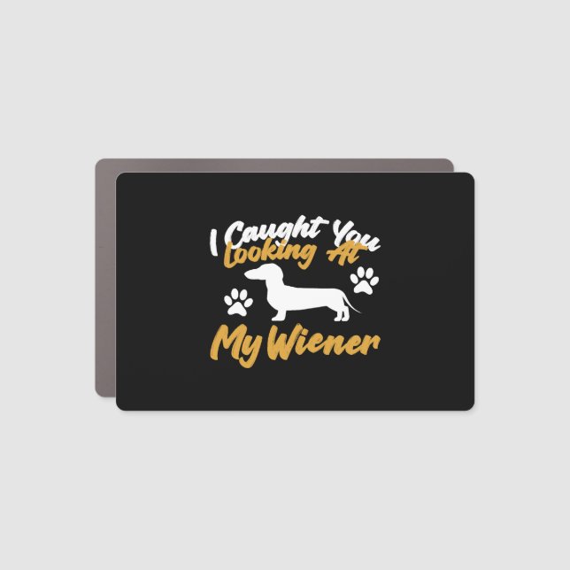 Dachshund Wiener Dog Car Magnet (Front)