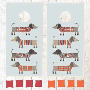 Dachshund Wiener Dog Cornhole Set