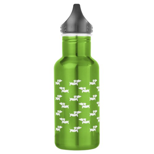 Dachshund Wiener Dog Green Water Bottle