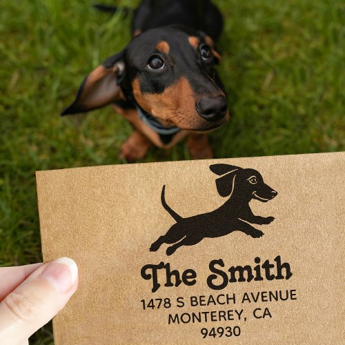 Dachshund Wiener Dog Owner Return Self_inking Stamp