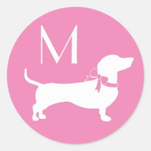 Dachshund Wiener Dog Puppy Classic Round Sticker
