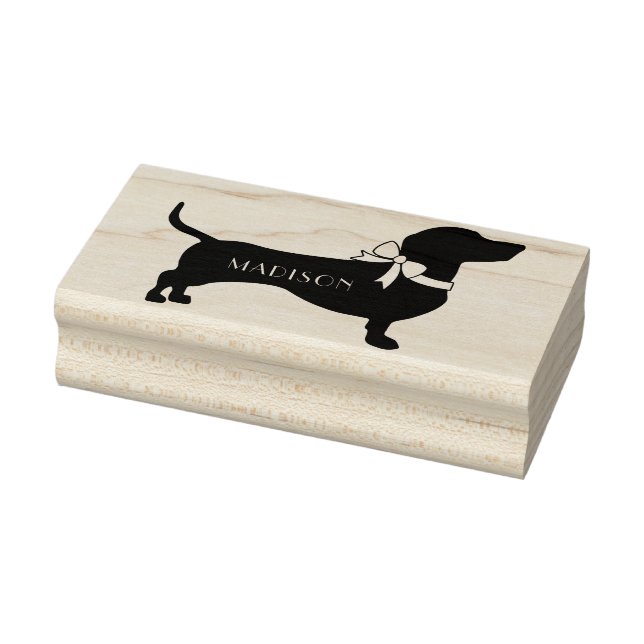 Dachshund Wiener Dog Puppy Rubber Stamp (Stamp)