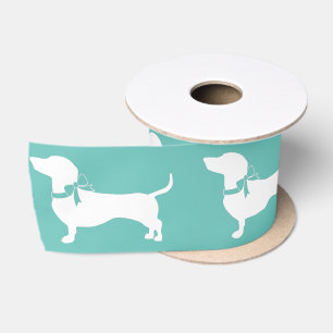 Dachshund Wiener Dog Puppy Satin Ribbon