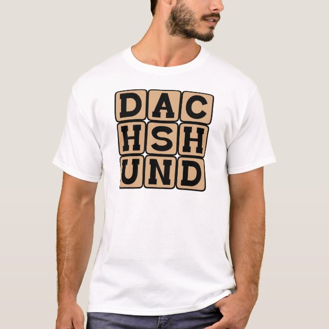 Dachshund, Wiener Dog T-Shirt (Front)