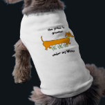 Dachshund Wiener Dog Tee<br><div class="desc">Dachshund Gifts
funny dachshund dog shirt: grass is greener under my Wiener for doxies! dachshund doxies weiner dogs</div>