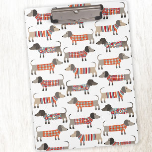 Dachshund Wiener Sausage Dog Clipboard