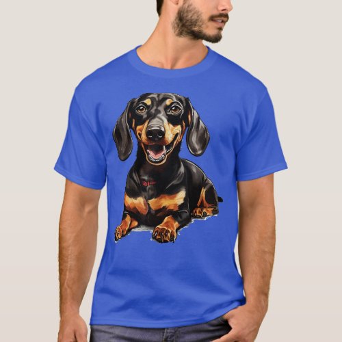 Dachshund Wiener Sausage Dog Cute T_Shirt