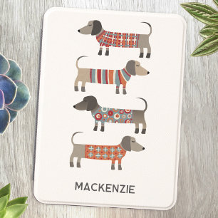 Dachshund Wiener Sausage Dog Personalized Kindle Cover