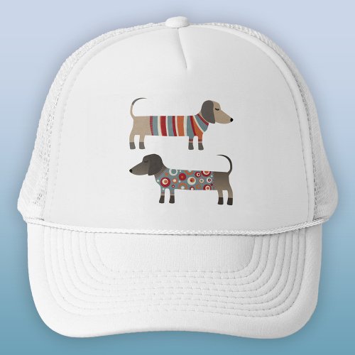 Dachshund Wiener Sausage Dog Trucker Hat