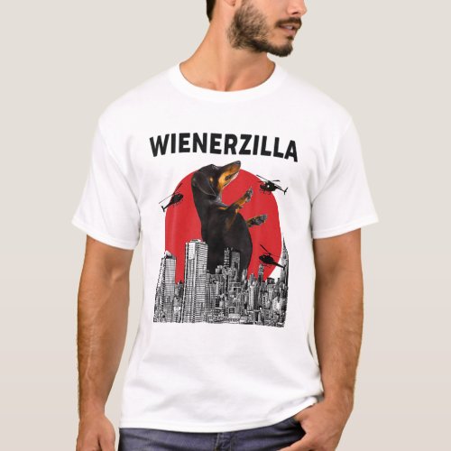 Dachshund Wienerzilla T_Shirt