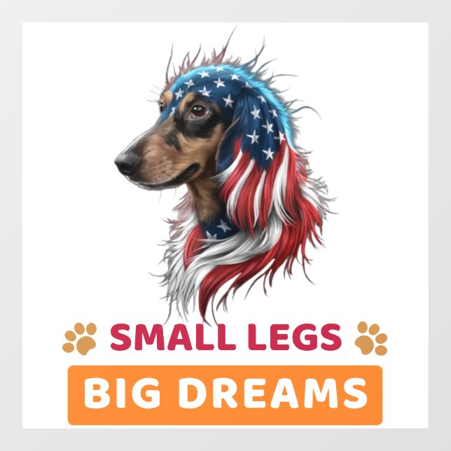 Dachshund Window Cling (Sheet)