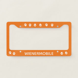 Dachshund Winermobile License Plate Doxie Mom Gift License Plate Frame