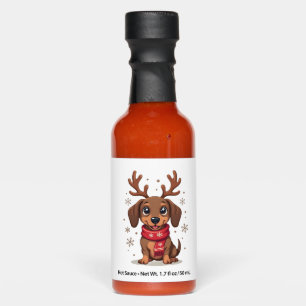 Dachshund Winter Joy Hot Sauces