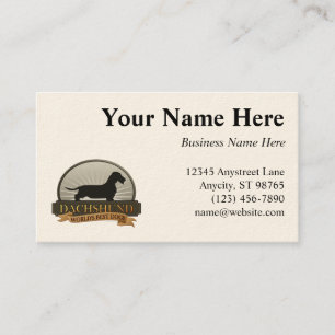Dachshund [Wire-haired] Business Card