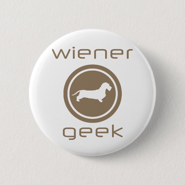 Dachshund Wirehaired Button (Front)