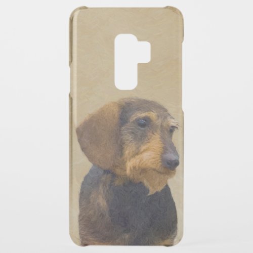 Dachshund Wirehaired Painting Original Dog Art Uncommon Samsung Galaxy S9 Plus Case