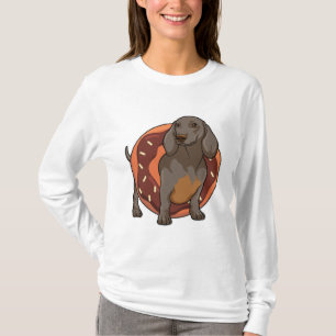 Dachshund with Donut T-Shirt