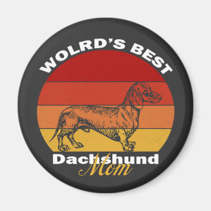 Dachshund - World's Best Dachshund Mom Magnet