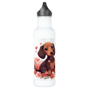 Dachshund World's Best Dog Mom Stainless Steel Water Bottle
