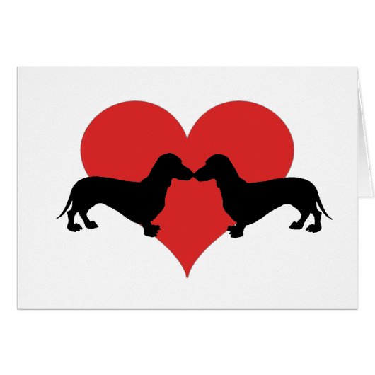 Dachshundlove Cards (Front Horizontal)