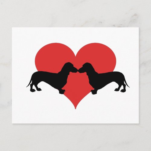 Dachshundlove Postcard