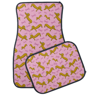 Dachshunds and Bows Car Floor Mats