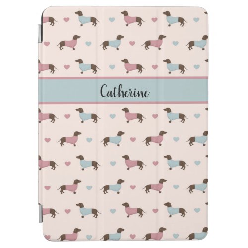 Dachshunds and Hearts iPad Air Cover