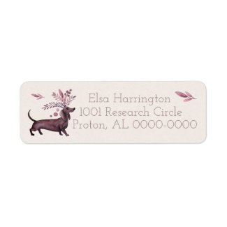 Dachshunds are Hilarious Return Address Label