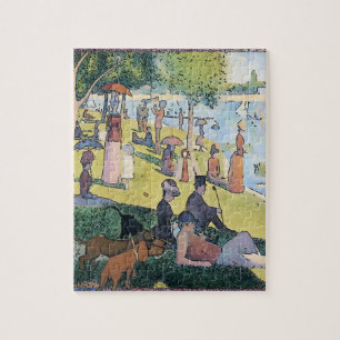 Dachshunds at Picnic Matisse style Jigsaw Puzzle