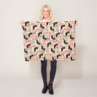 Dachshunds blanket - cute floral doxie dog
