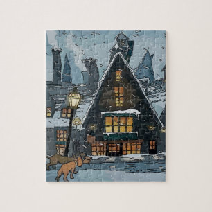 Dachshunds Christmas style Jigsaw Puzzle
