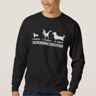 Dachshunds Evolution for a Dachshund Owner Sweatshirt