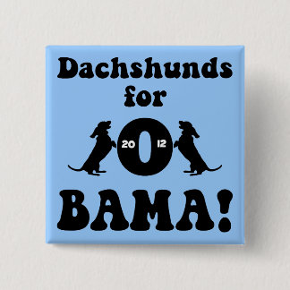 dachshunds for Obama Button