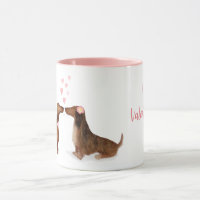 Dachshund Puppy Mug (Black & Brown), Zazzle in 2023