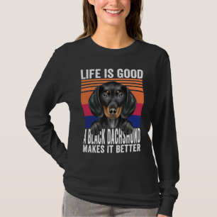 Dachshunds Makes Your Life Good Vintage T-Shirt