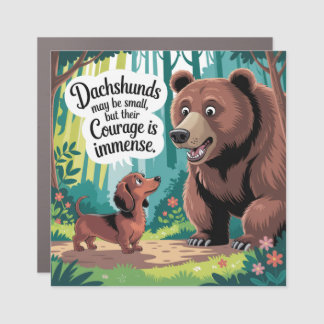 Dachshunds May Be Small Car Magnet
