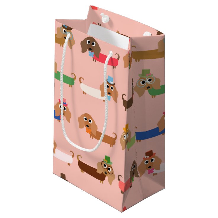 Cute Happy Pink Glazed Donut Cartoon Drawstring Bag
