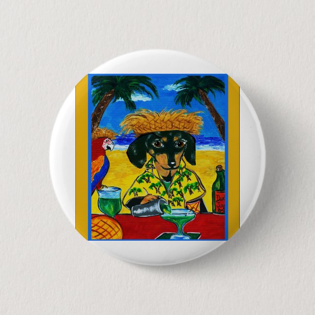Dachshunds Pinback Button (Front)