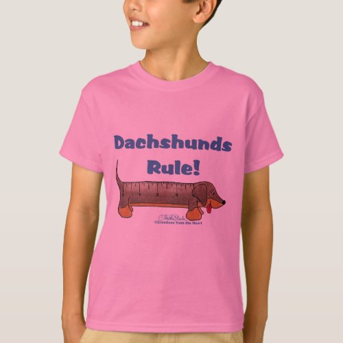 Dachshunds Rule T_Shirt